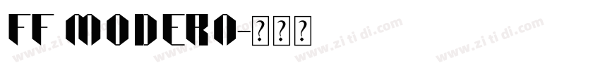 FF modern字体转换
